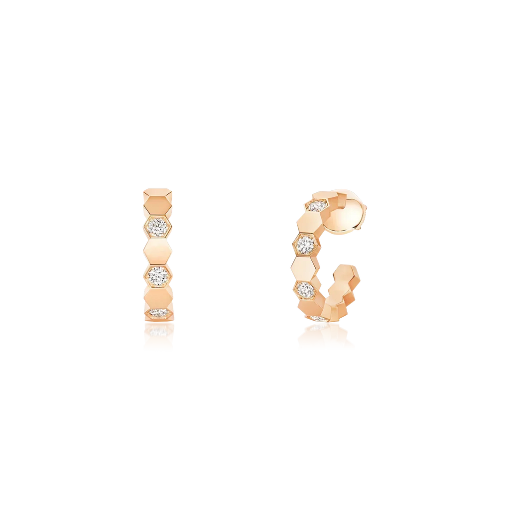 ??MIRA?¡¥BEE LOVE Earrings GOLD DIAMOND