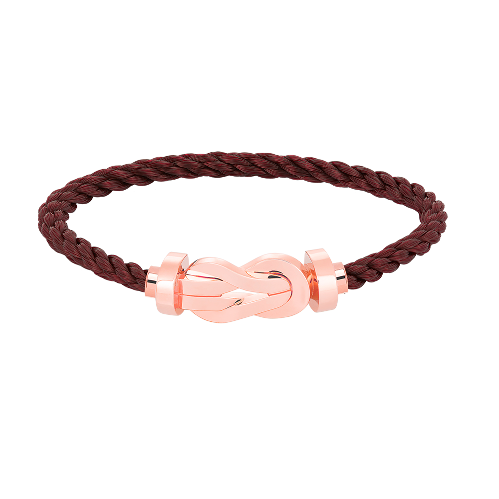 ??MIRA?¡¥CHANCE LARGE 8 FIGURE BUCKLE NO DIAMOND BRACELET ROSE GOLD