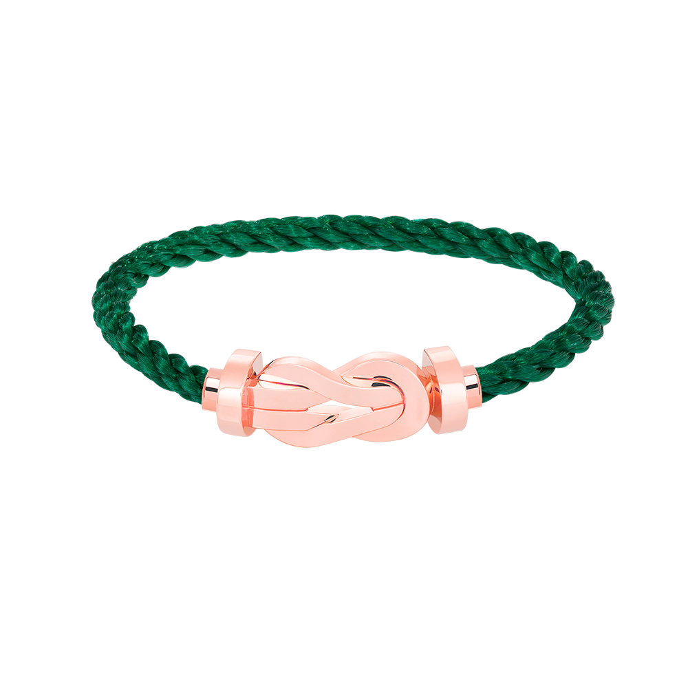 ??MIRA?¡¥CHANCE LARGE 8 FIGURE BUCKLE NO DIAMOND BRACELET ROSE GOLD