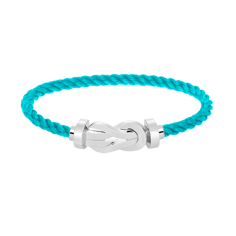 ??MIRA?¡¥CHANCE LARGE 8 FIGURE BUCKLE NO DIAMOND BRACELET SILVER