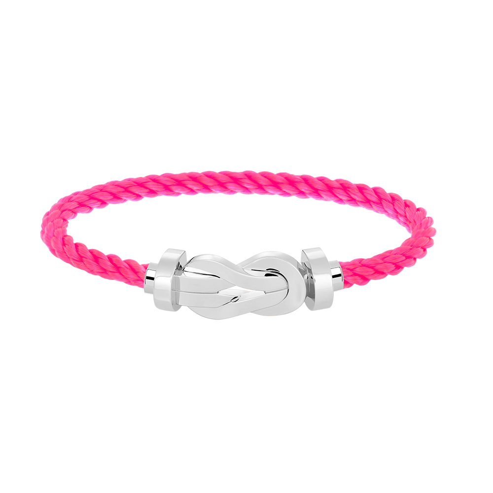 ??MIRA?¡¥CHANCE LARGE 8 FIGURE BUCKLE NO DIAMOND BRACELET SILVER