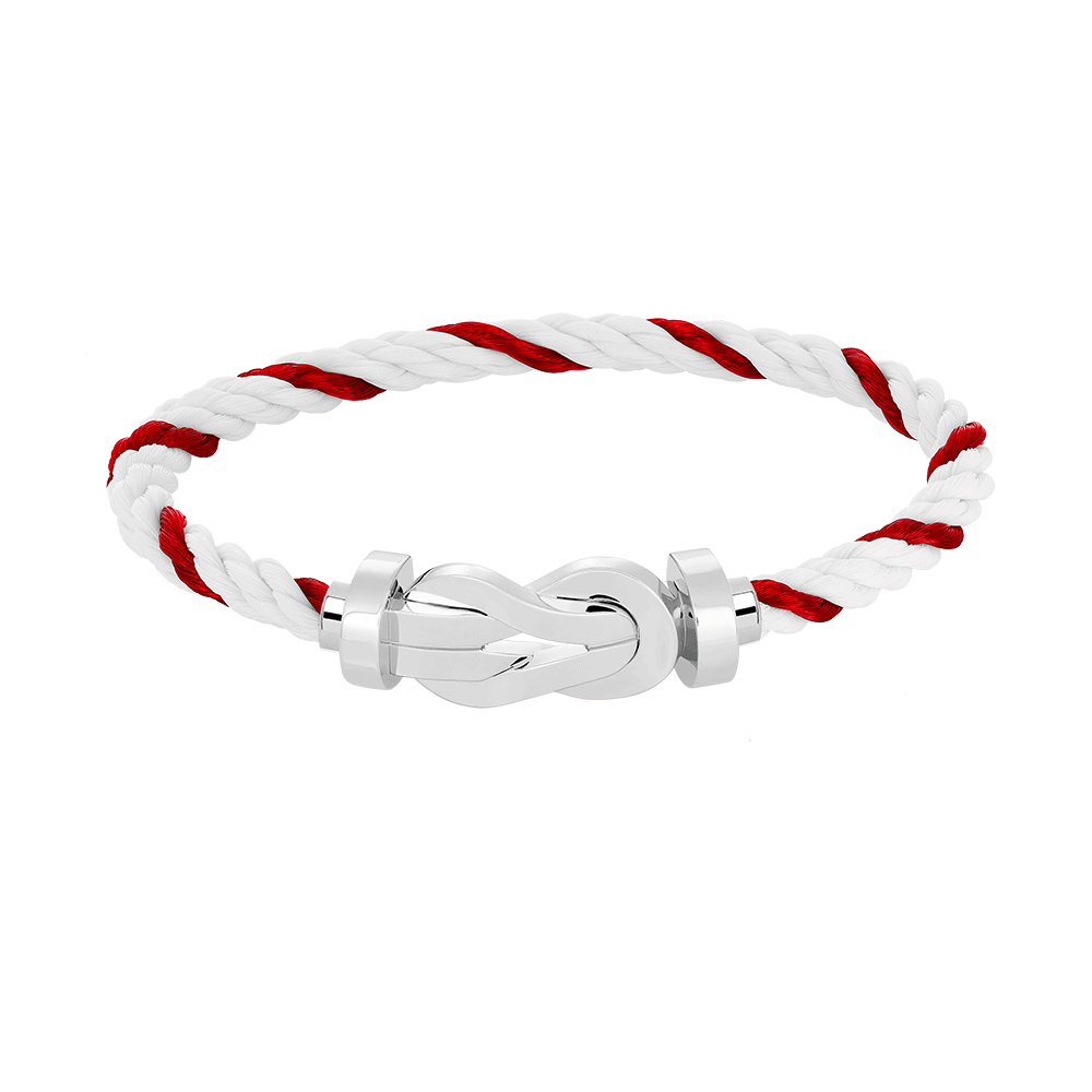 ??MIRA?¡¥CHANCE LARGE 8 FIGURE BUCKLE NO DIAMOND BRACELET SILVER