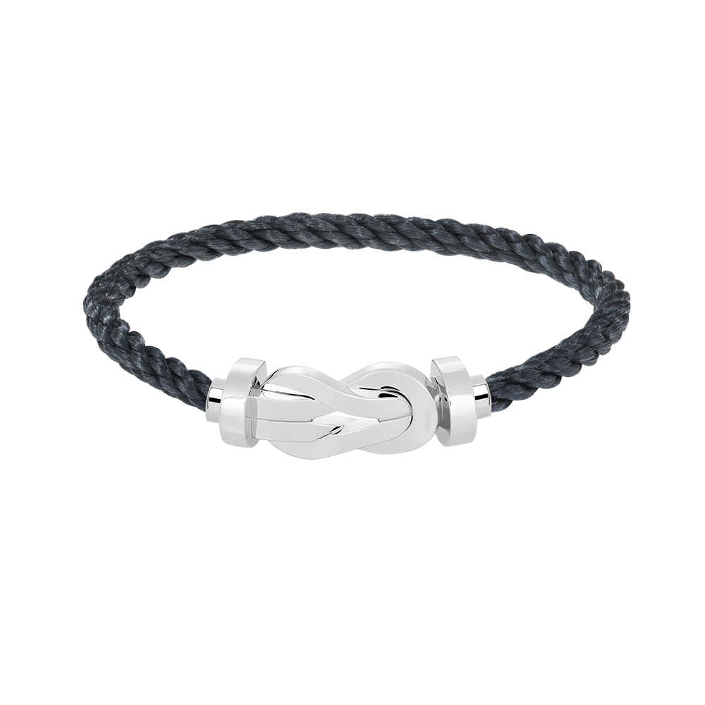 ??MIRA?¡¥CHANCE LARGE 8 FIGURE BUCKLE NO DIAMOND BRACELET SILVER