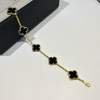 [MIRA]New CLOVER 5 MOTIF ONYXS BRACELET COLLECTION