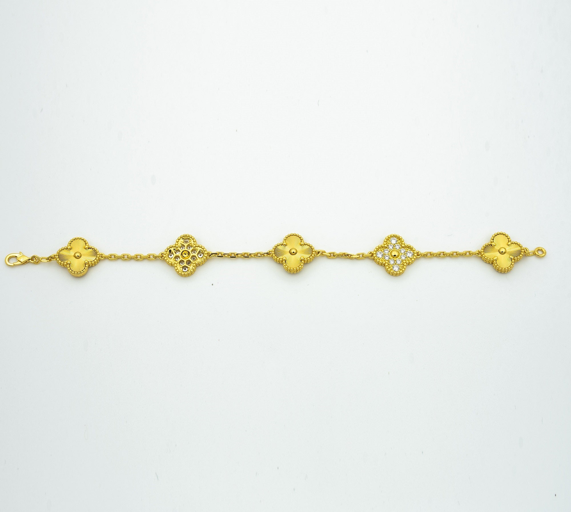 [MIRA]New  CLOVER 5 MOTIF LASER BRACELET COLLECTION