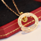 ??MIRA?¡¥LOVE NECKLACE ADJUSTABLE ROSE GOLD