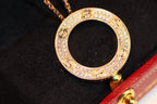 ??MIRA?¡¥LOVE NECKLACE ADJUSTABLE ROSE GOLD