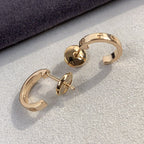 ??MIRA?¡¥LOVE EARRINGS 2.65MM PINK GOLD
