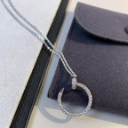 ??MIRA?¡¥JUSTE NECKLACE SILVER DIAMONDS