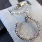 ??MIRA?¡¥JUSTE NECKLACE SILVER DIAMONDS
