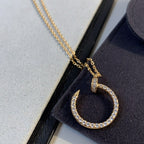 ??MIRA?¡¥JUSTE NECKLACE PINK GOLD DIAMONDS