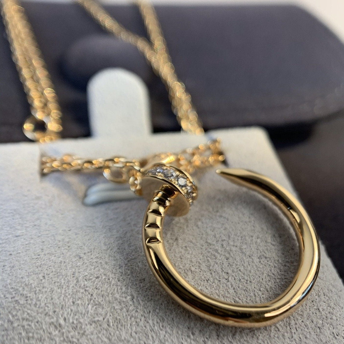 ??MIRA?¡¥JUSTE NECKLACE PINK GOLD DIAMONDS