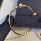 ??MIRA?¡¥JUSTE EARRINGS GOLD DIAMONDS 1.8MM