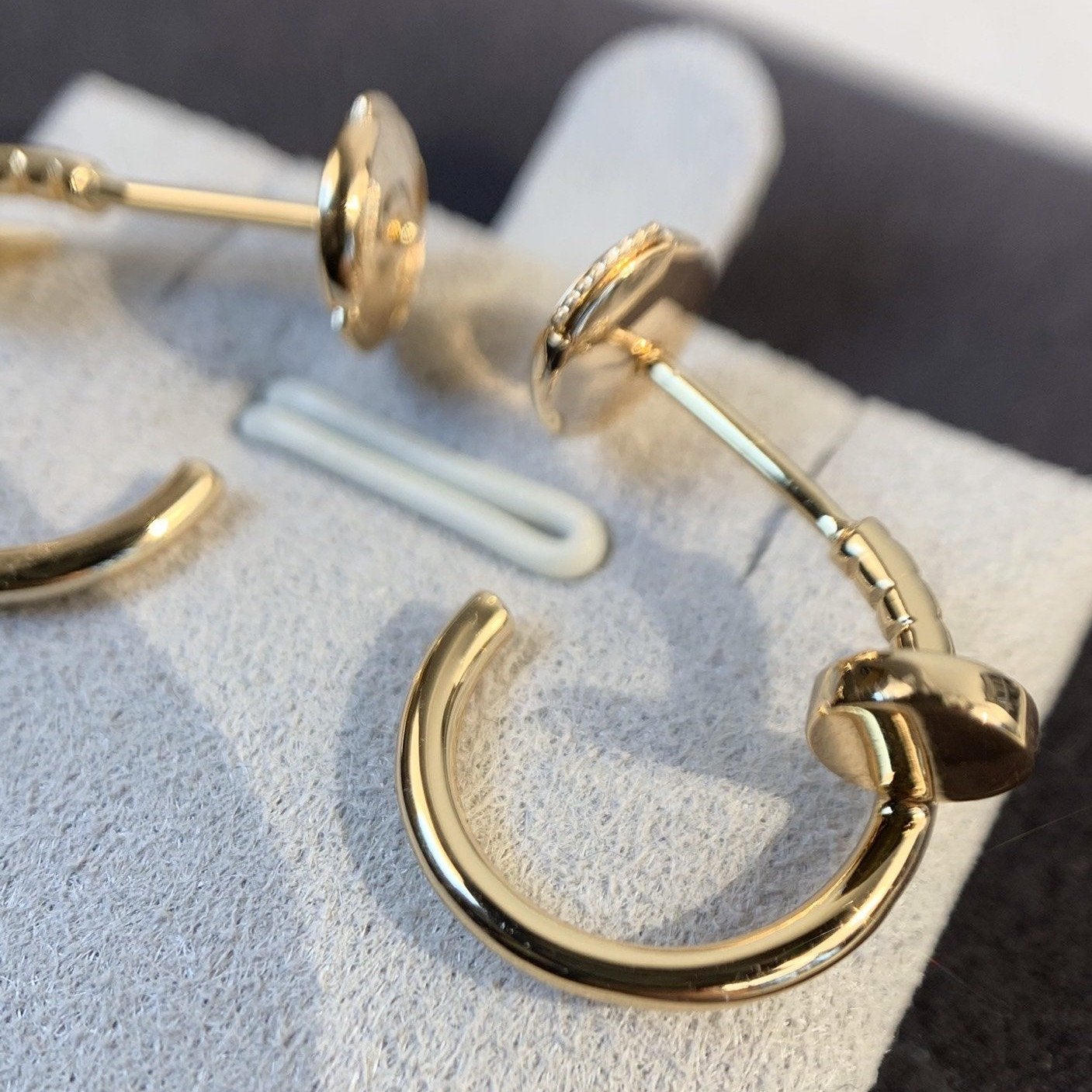 ??MIRA?¡¥JUSTE EARRINGS PINK GOLD
