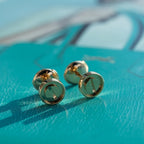 ??MIRA?¡¥LOVE EARRINGS PINK GOLD 10MM
