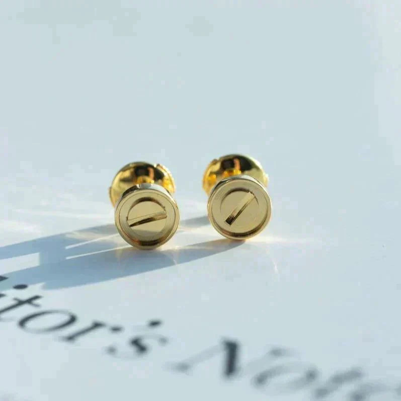 ??MIRA?¡¥LOVE EARRINGS GOLD 10MM