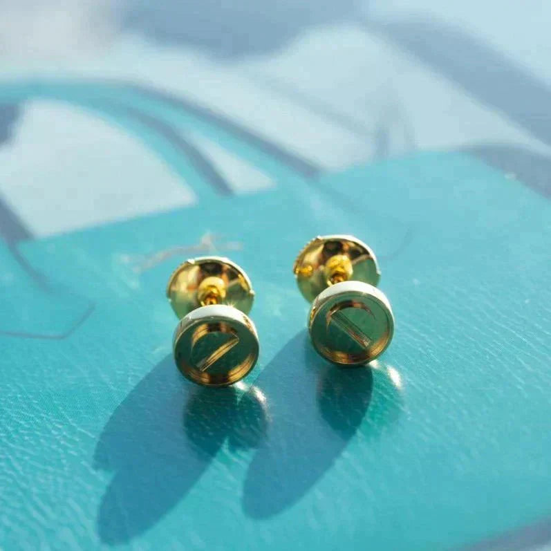 ??MIRA?¡¥LOVE EARRINGS GOLD 10MM