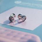 ??MIRA?¡¥LOVE EARRINGS SILVER 10MM