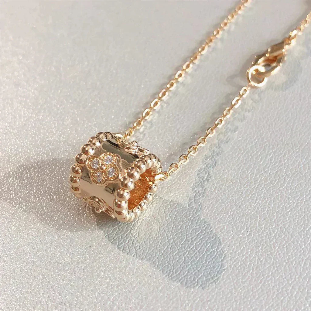 ??MIRA?¡¥PERLEE PEDANT NECKLACE GOLD / ROSE GOLD