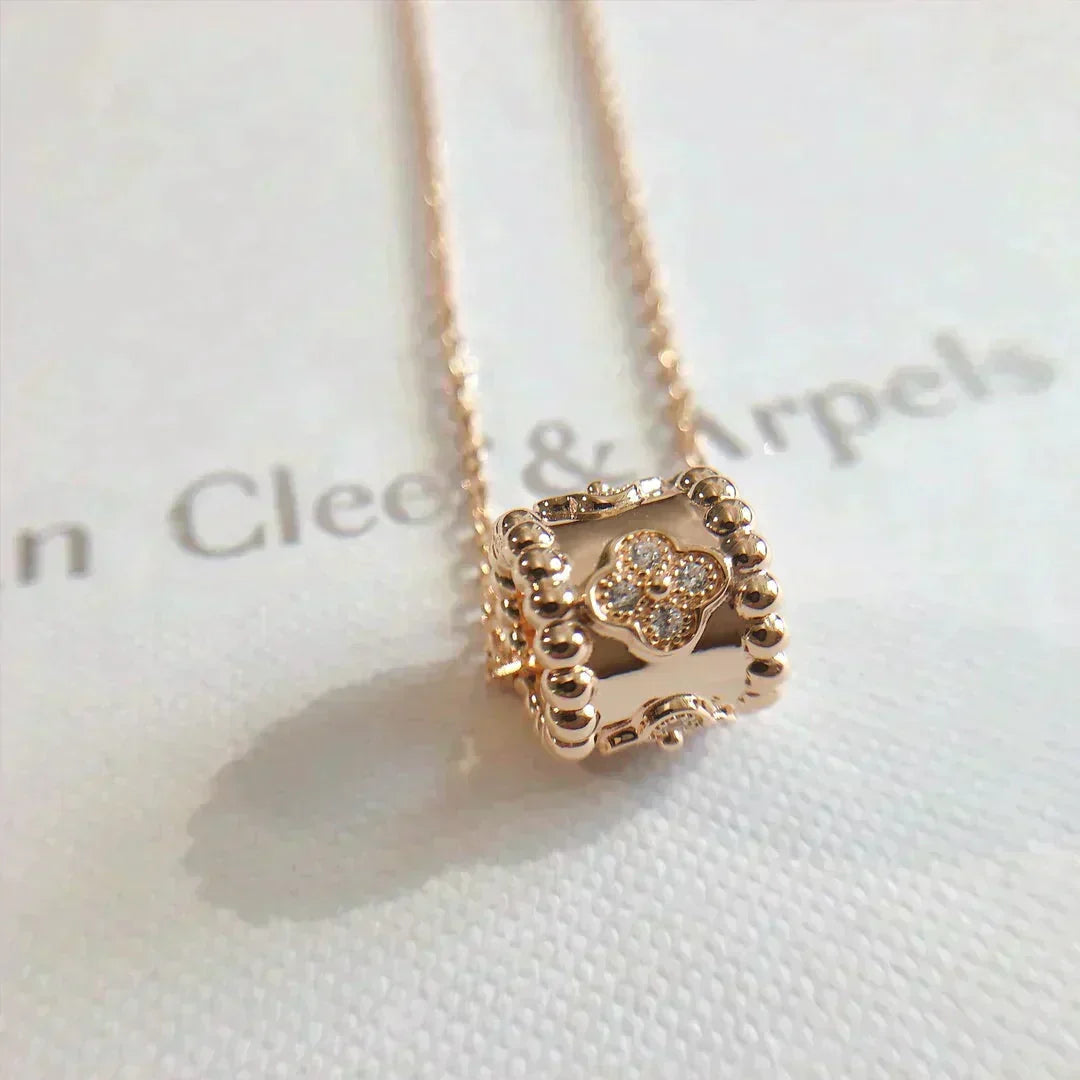 ??MIRA?¡¥PERLEE PEDANT NECKLACE GOLD / ROSE GOLD
