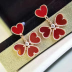 ??MIRA?¡¥SWEET CLOVER CARNELIAN EARRINGS
