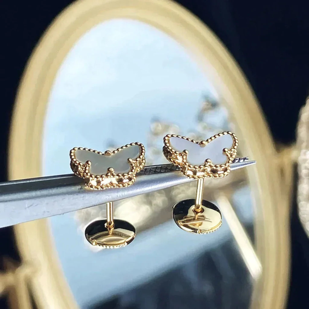 ??MIRA?¡¥SWEET BUTTERFLY MOP EARSTUDS