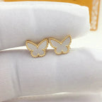 ??MIRA?¡¥SWEET BUTTERFLY MOP EARSTUDS