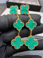 ??MIRA?¡¥CLOVER MALACHITE 3 MOTIFS GOLD