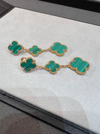 ??MIRA?¡¥CLOVER MALACHITE 3 MOTIFS GOLD