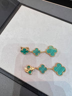??MIRA?¡¥CLOVER MALACHITE 3 MOTIFS GOLD