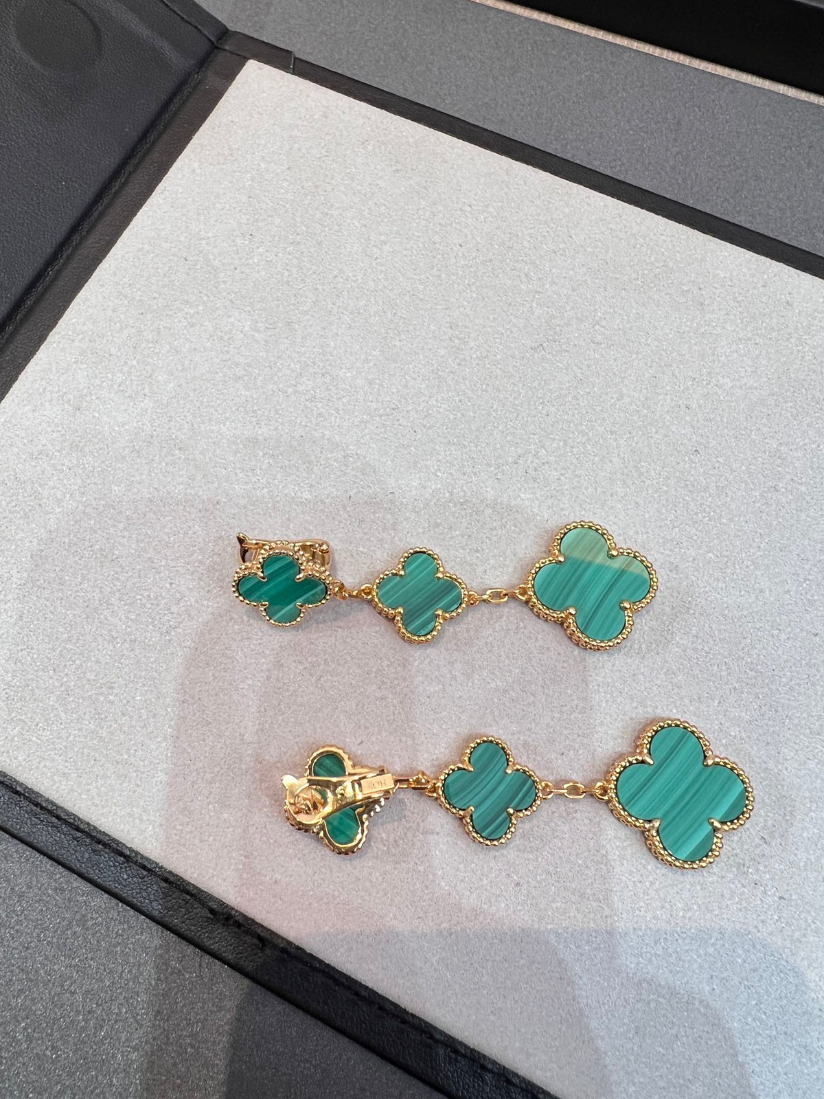 ??MIRA?¡¥CLOVER MALACHITE 3 MOTIFS GOLD