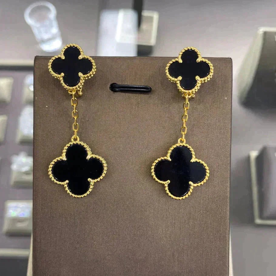 ??MIRA?¡¥CLOVER 2 MOTIFS  EARRINGS (MULTIPLE CHOICESC