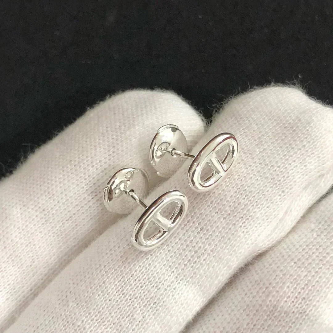 ??MIRA?¡¥CHAINE SMALL EARRINGS GOLD AND SILVER