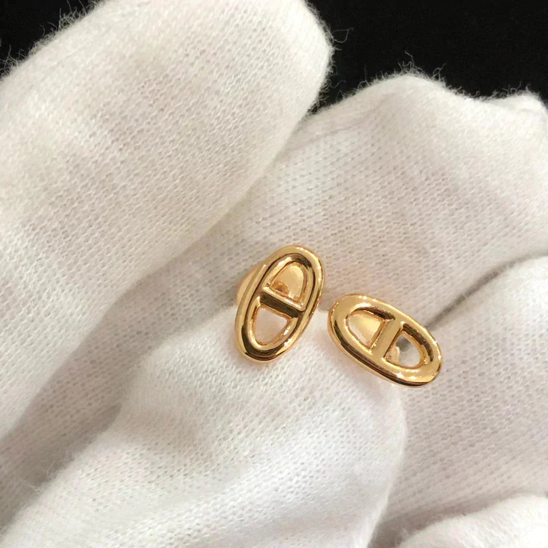 ??MIRA?¡¥CHAINE SMALL EARRINGS GOLD AND SILVER