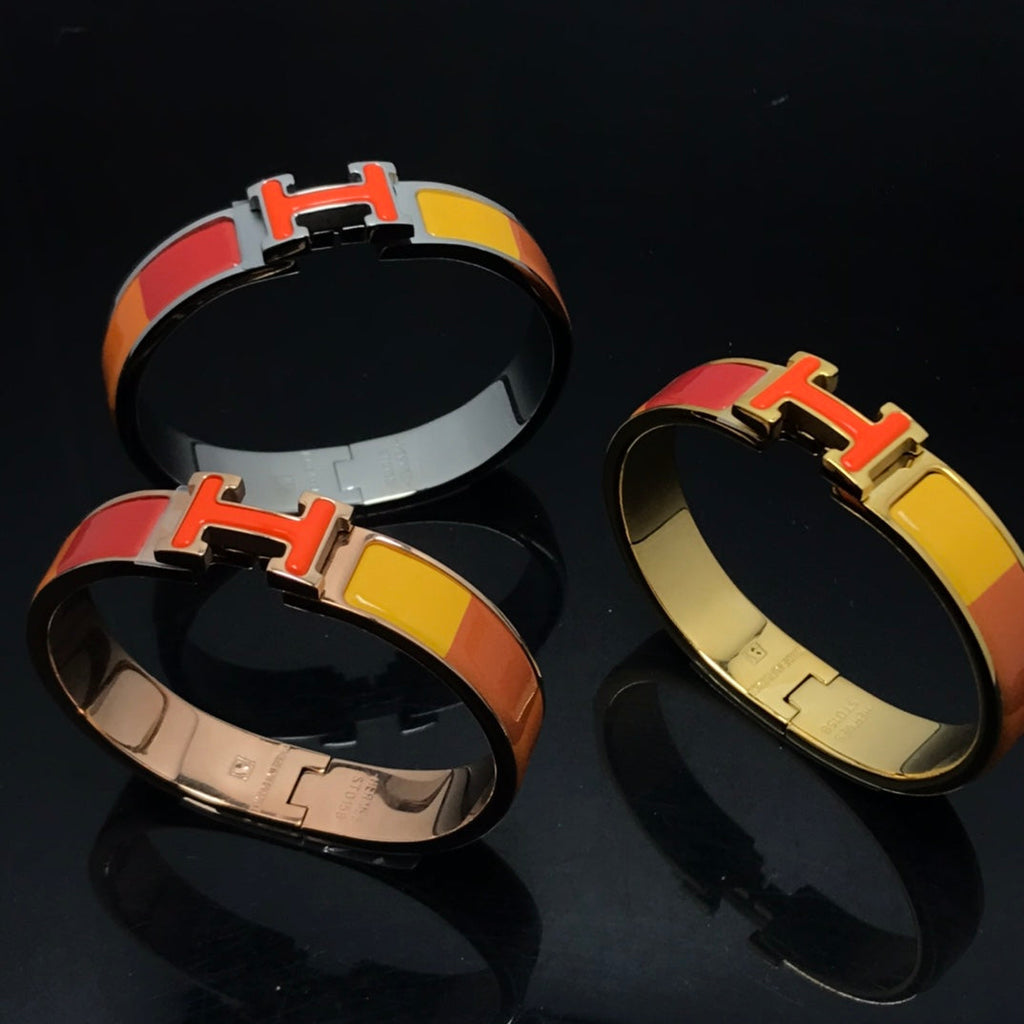 ??MIRA?¡¥H BRACELET ORANGE RAINBOW CERAMIC