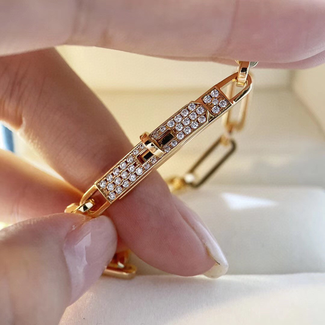??MIRA?¡¥CHAINE BRACELET SMALL MODEL DIAMOND
