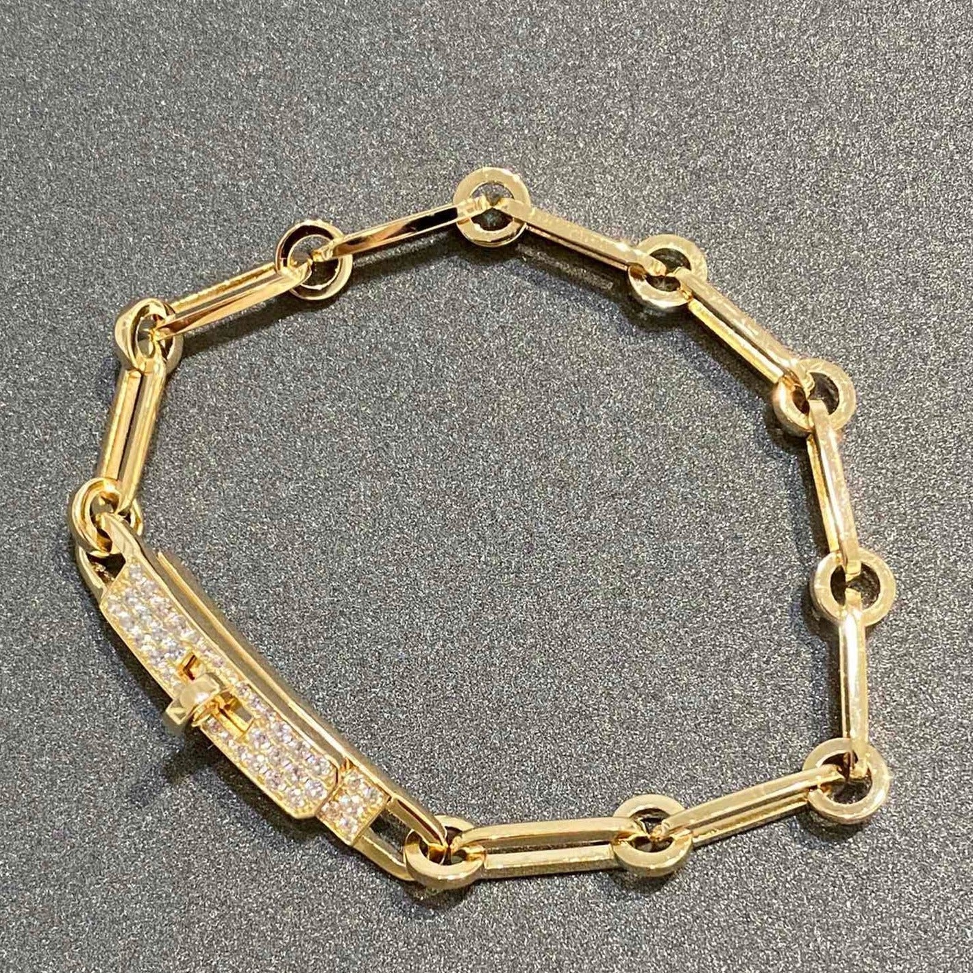 ??MIRA?¡¥CHAINE BRACELET SMALL MODEL DIAMOND