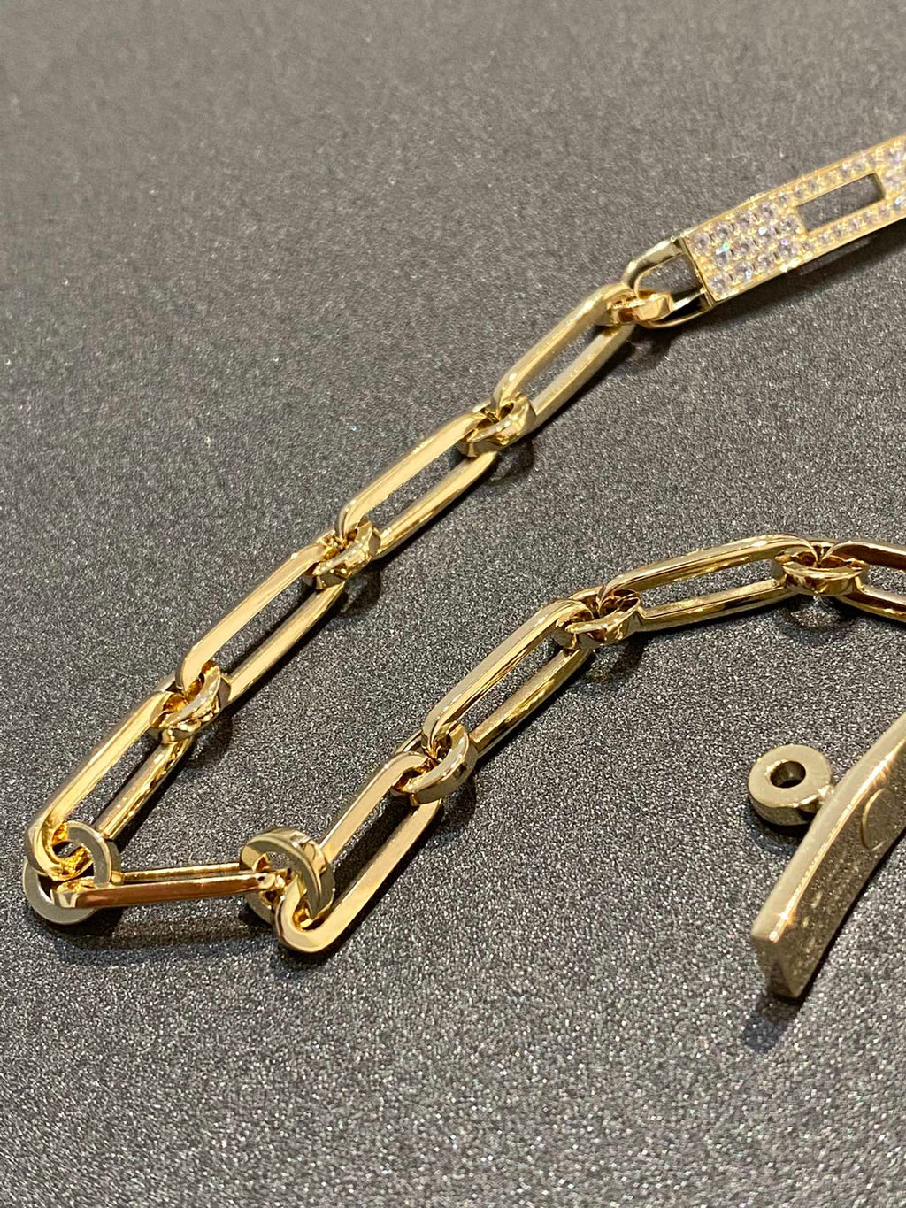 ??MIRA?¡¥CHAINE BRACELET SMALL MODEL DIAMOND