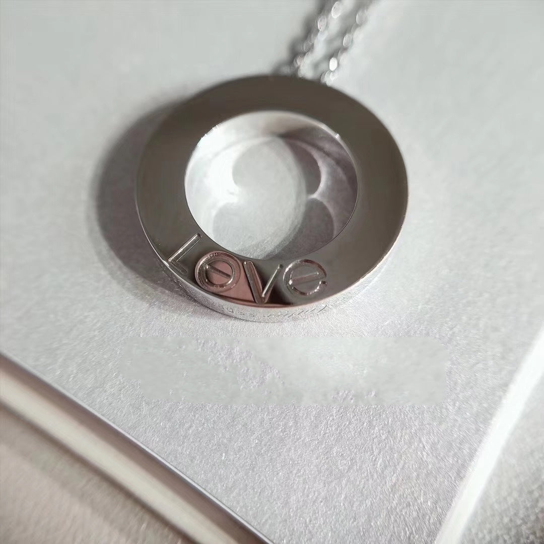 ??MIRA?¡¥LOVE NECKLACE ADJUSTABLE SILVER