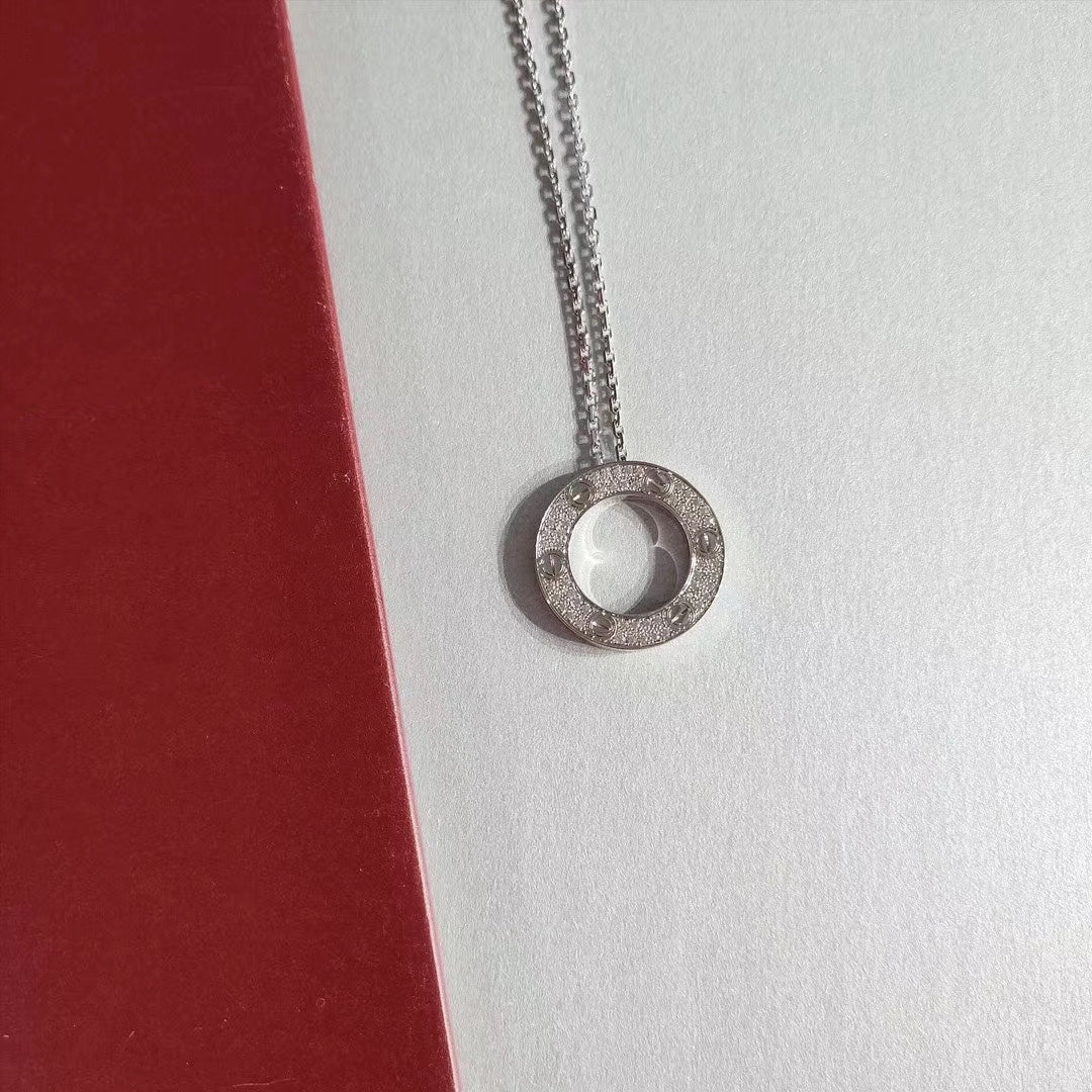 ??MIRA?¡¥LOVE NECKLACE ADJUSTABLE SILVER