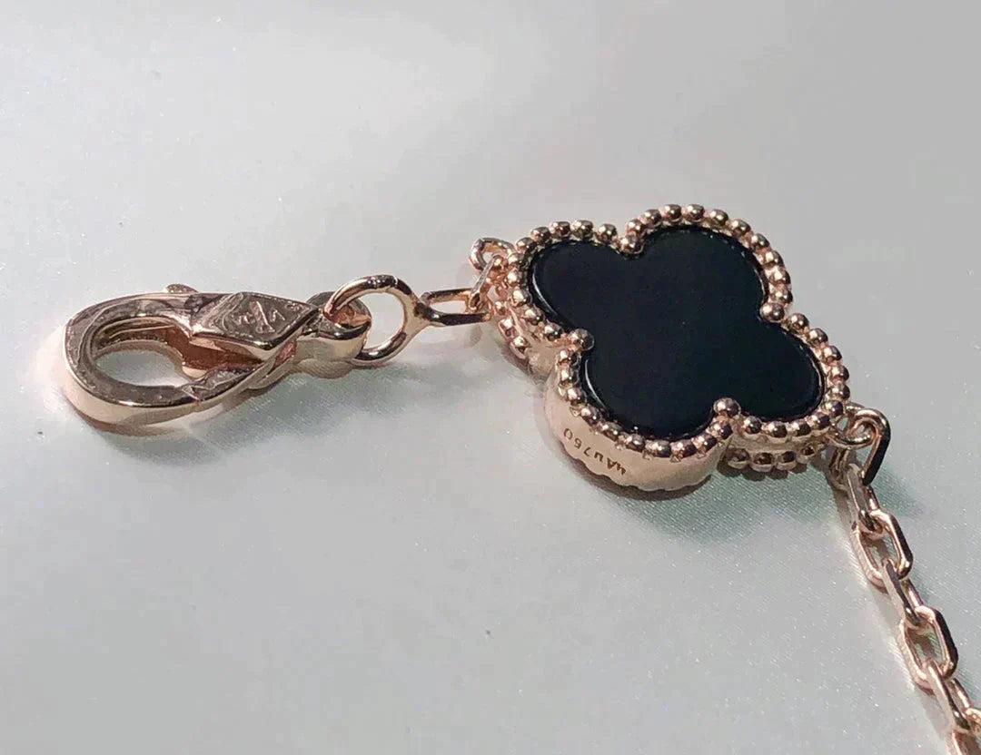 [MIRA]New CLOVER 5 MOTIFS MULTICOLOR BRACELET