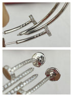 ??MIRA?¡¥JUSTE EARRINGS FULL DIAMONDS 1.8MM