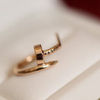 ??MIRA?¡¥JUSTE EARRINGS PINK GOLD