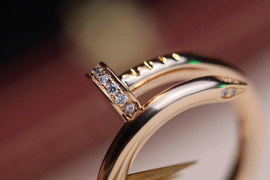 ??MIRA?¡¥JUSTE RING 2.65MM PINK GOLD DIAMOND