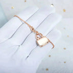 ??MIRA?¡¥AMULETTE PEDANT ROSE GOLD NECKLACE