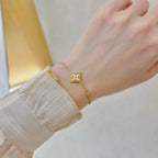 ??MIRA?¡¥STAR 1 DIAMOND PINK GOLD BRACELET