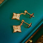 ??MIRA?¡¥STAR DIAMONDS EARRINGS GOLD