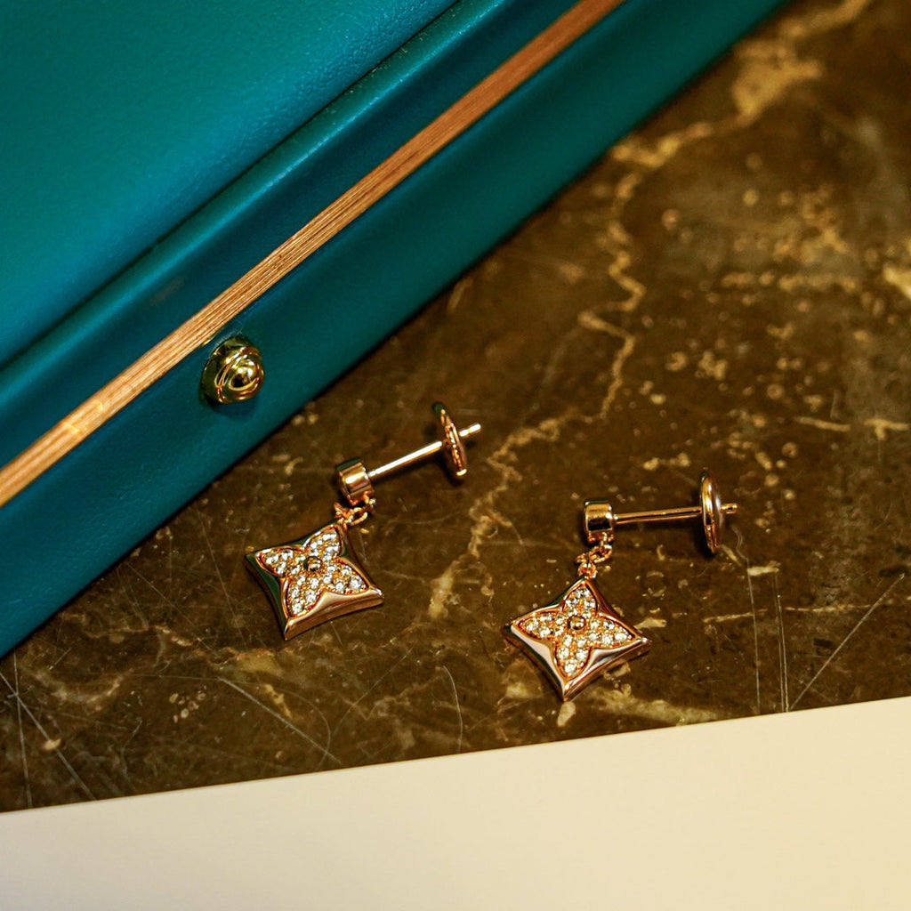 ??MIRA?¡¥STAR DIAMONDS EARRINGS GOLD