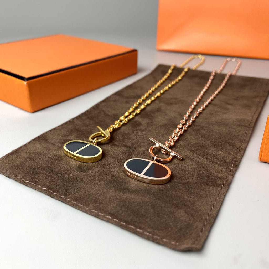 ??MIRA?¡¥CHAINE VERSO BLACK CERAMIC NECKLACE