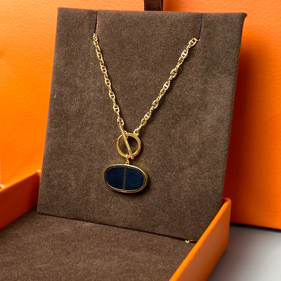 ??MIRA?¡¥CHAINE VERSO BLACK CERAMIC NECKLACE